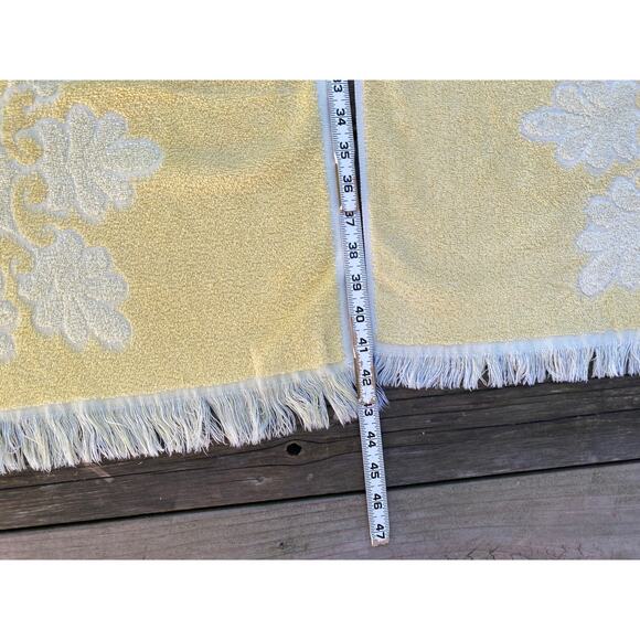 Canon Royal Family Vintage 1970s yellow bath towels - Picture 14 of 16
